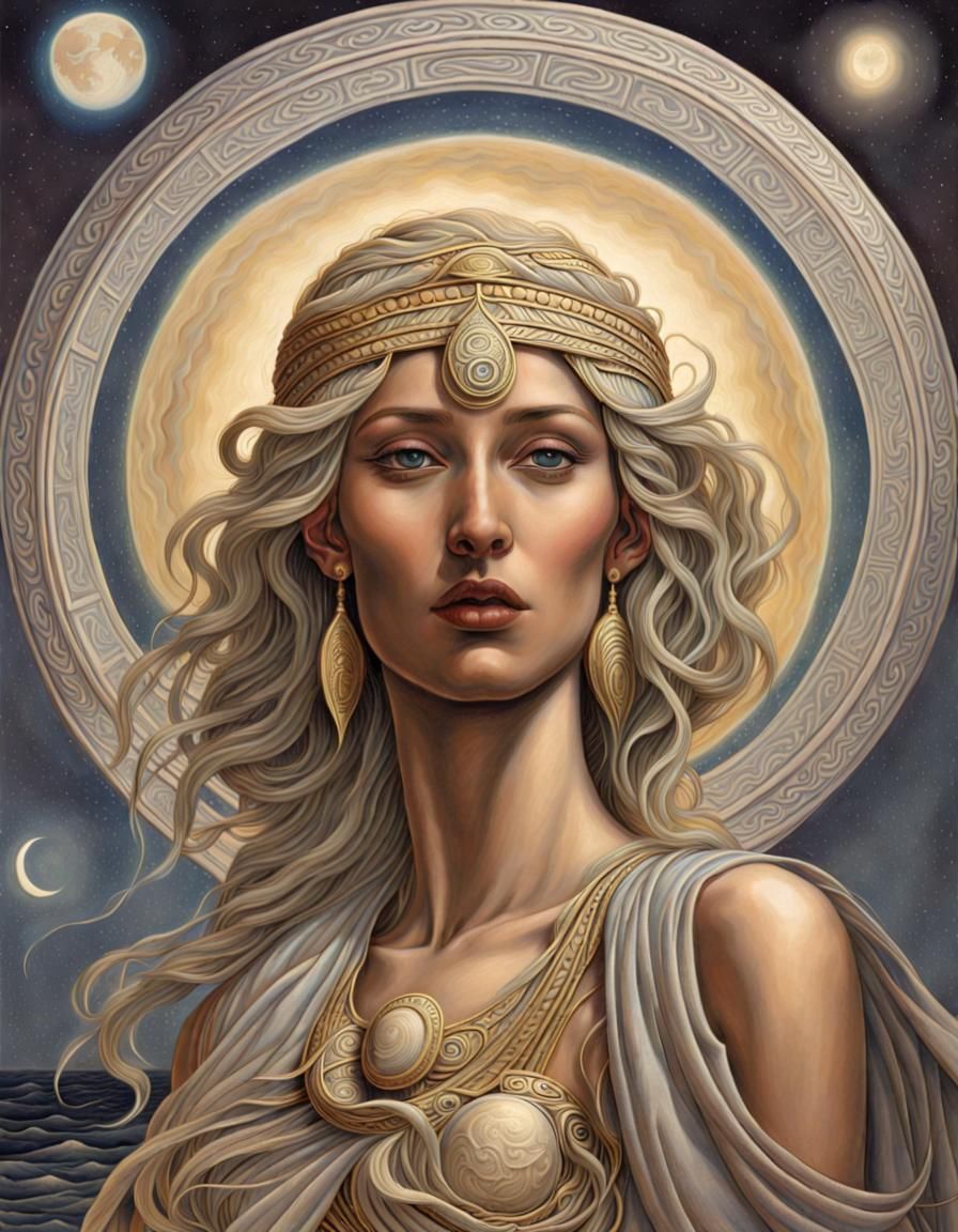 An ancient Greek godess of the moon. Amanda Sage finalRender...