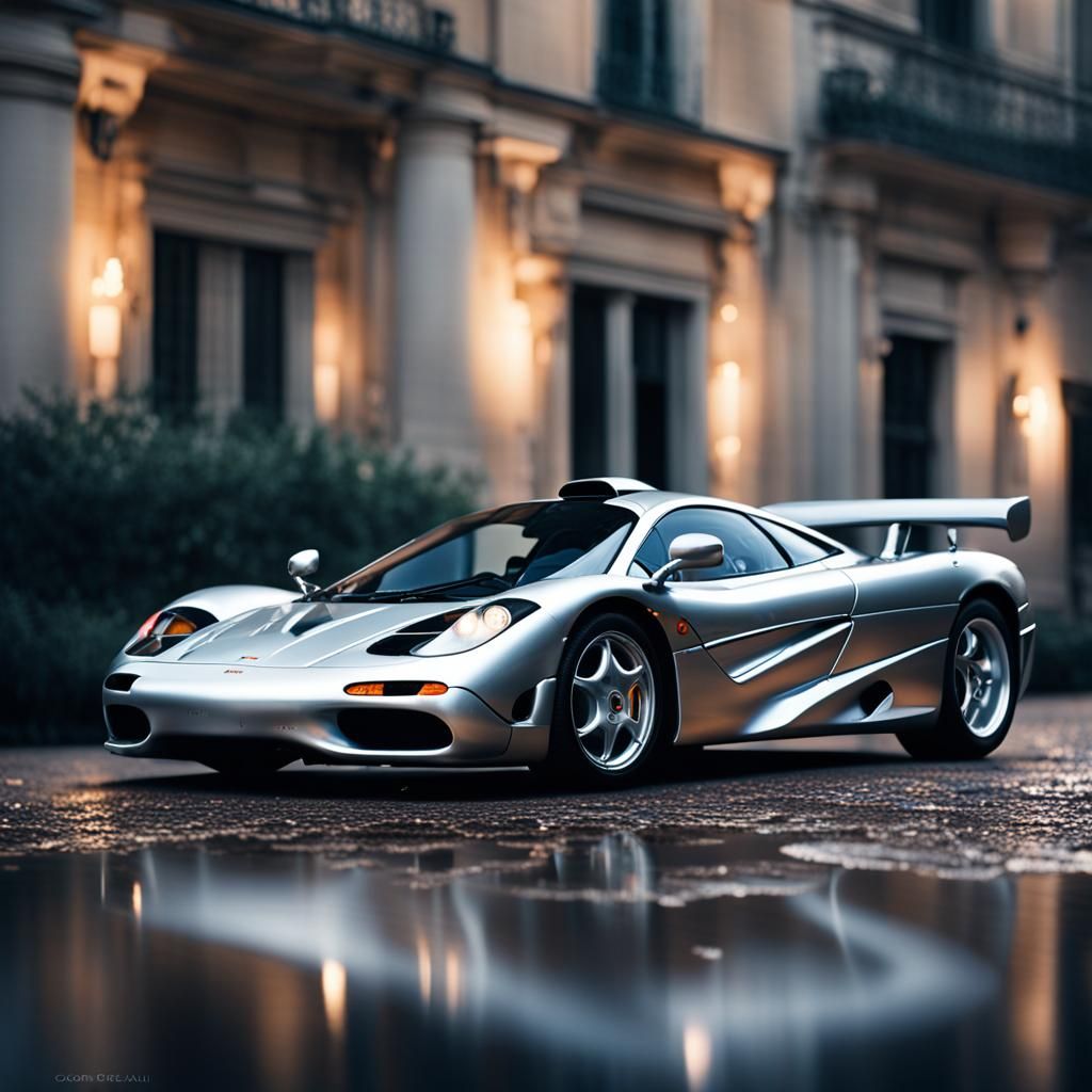 silver McLaren F1