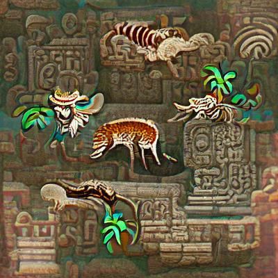 AI Interpretation of Mayan Fauna