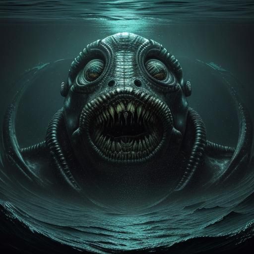 Eldritch Horror: Gargantuan Eel Emerges from Ocean Depths