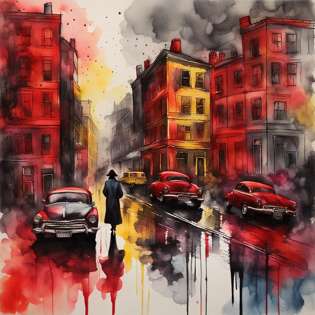 Ethereal Cityscape at Golden Hour