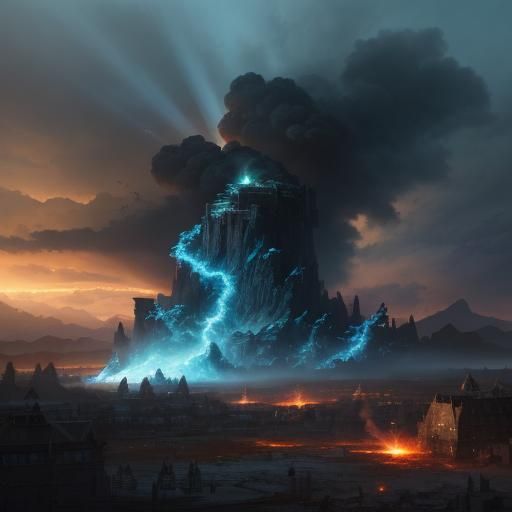 Epic Battle: Ash and Pikachu in Fantasy Realism