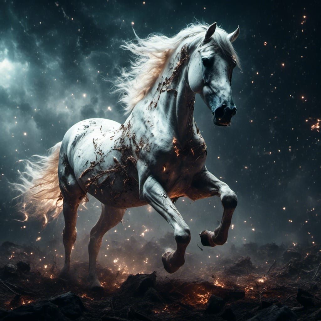 Rococo War Horse with Electric Plasma Strikes