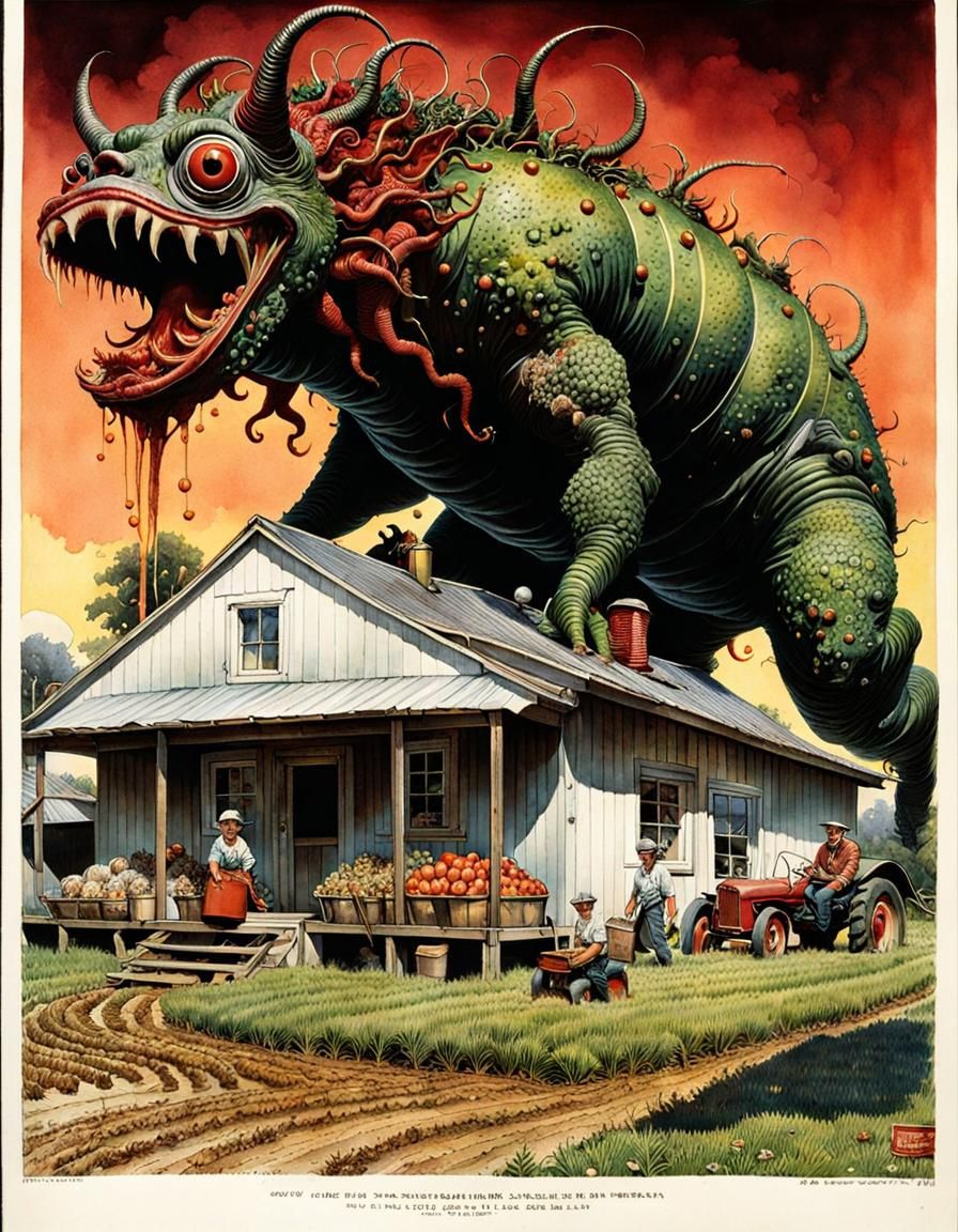 Surreal Farm Life with Chibi Monster