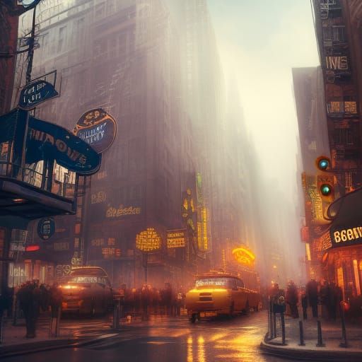 Steampunk New York City