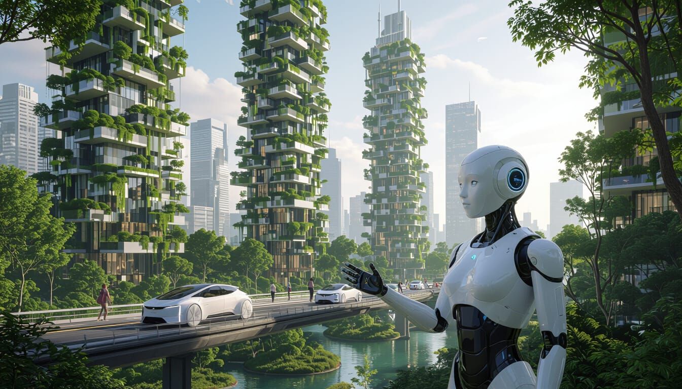 Eco-Conscious Metropolis of the Future