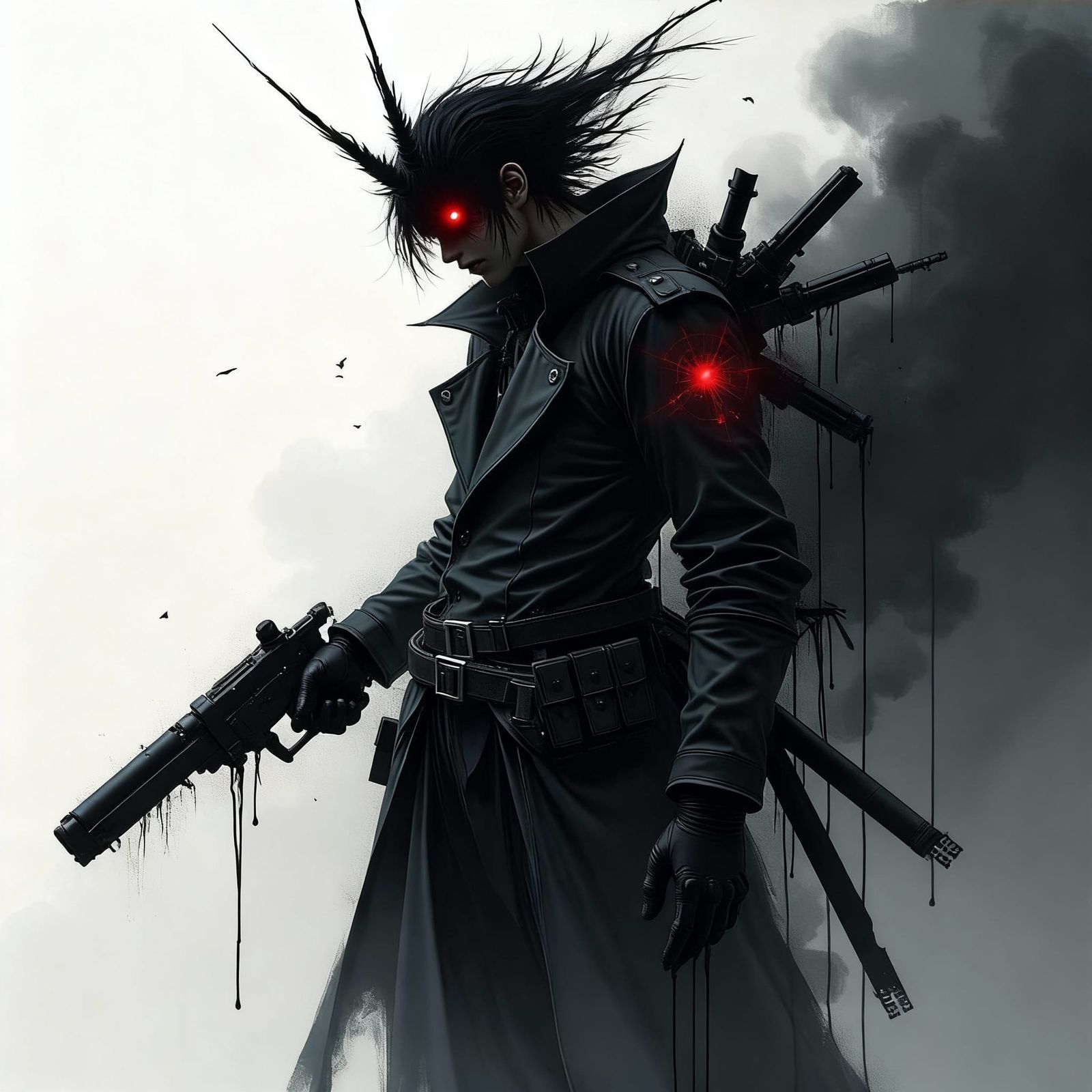 Grimdark Art Style Inspired by Yoji Shinkawa