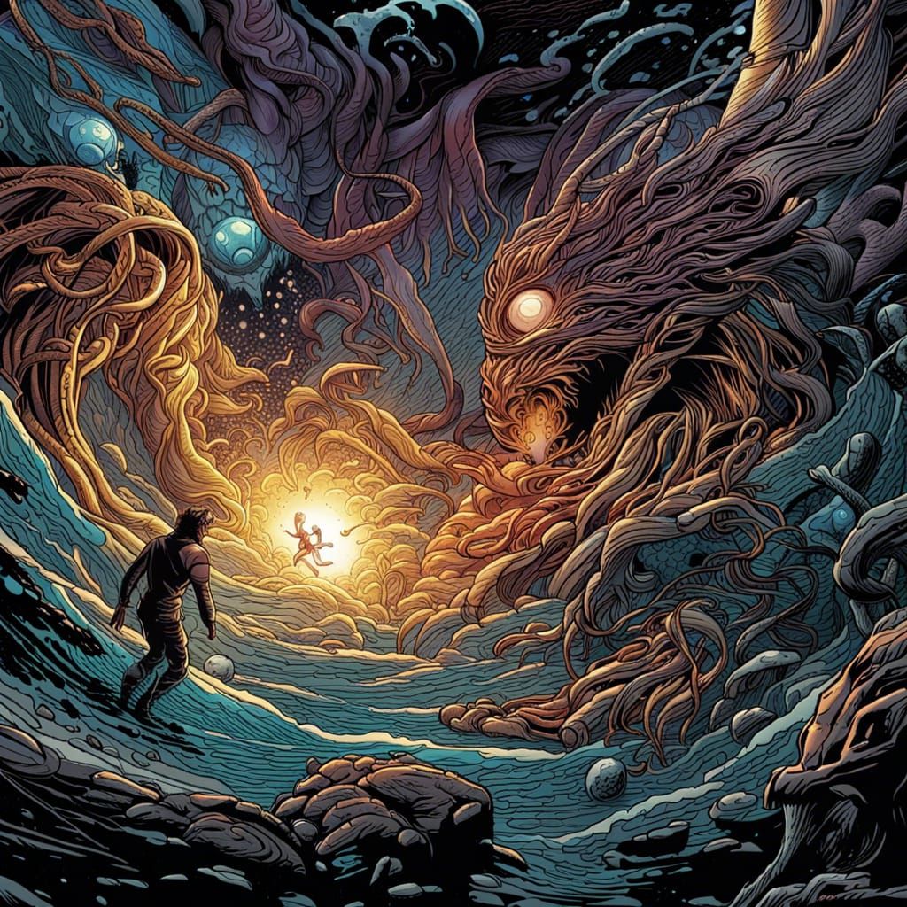 Creation of Life: Comic Book Art Style