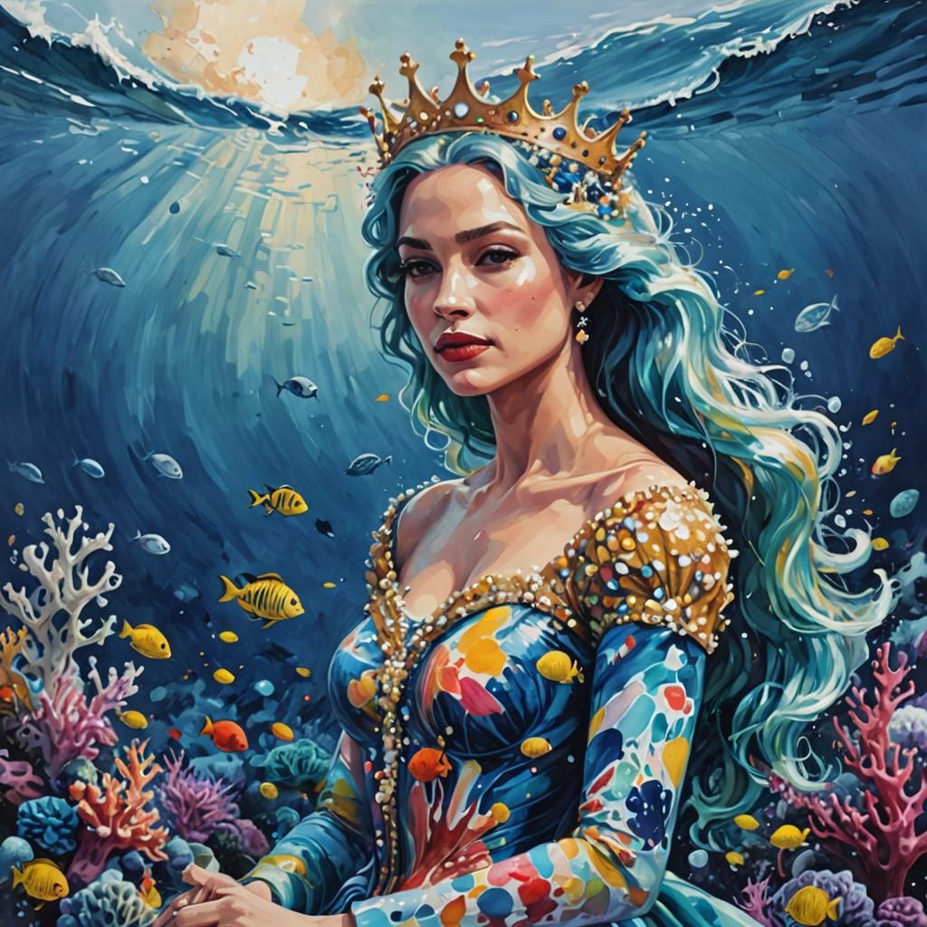 Ocean Paints a Surreal Queen