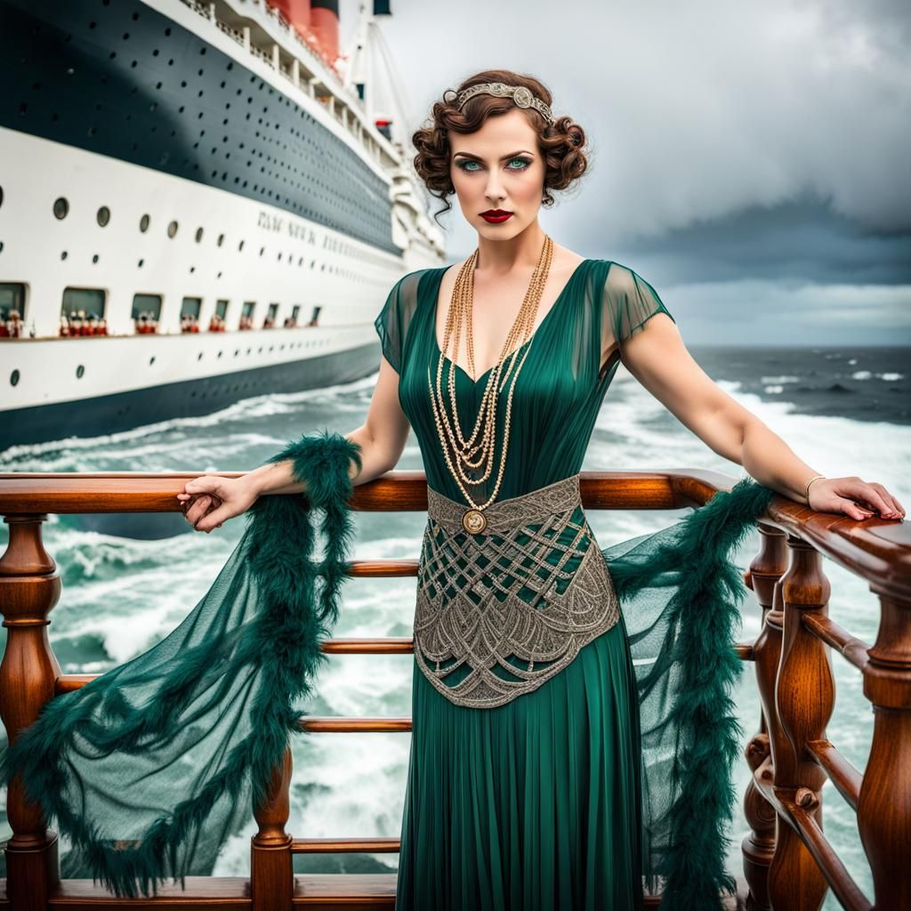 Celtic Woman on Stormy Christmas Ocean Liner