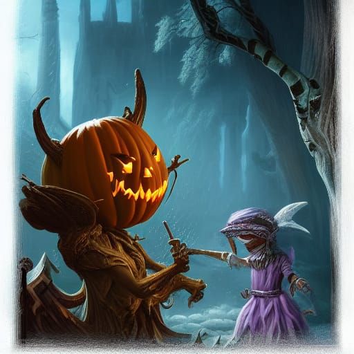 Fantastical Trick or Treats in Deep Color