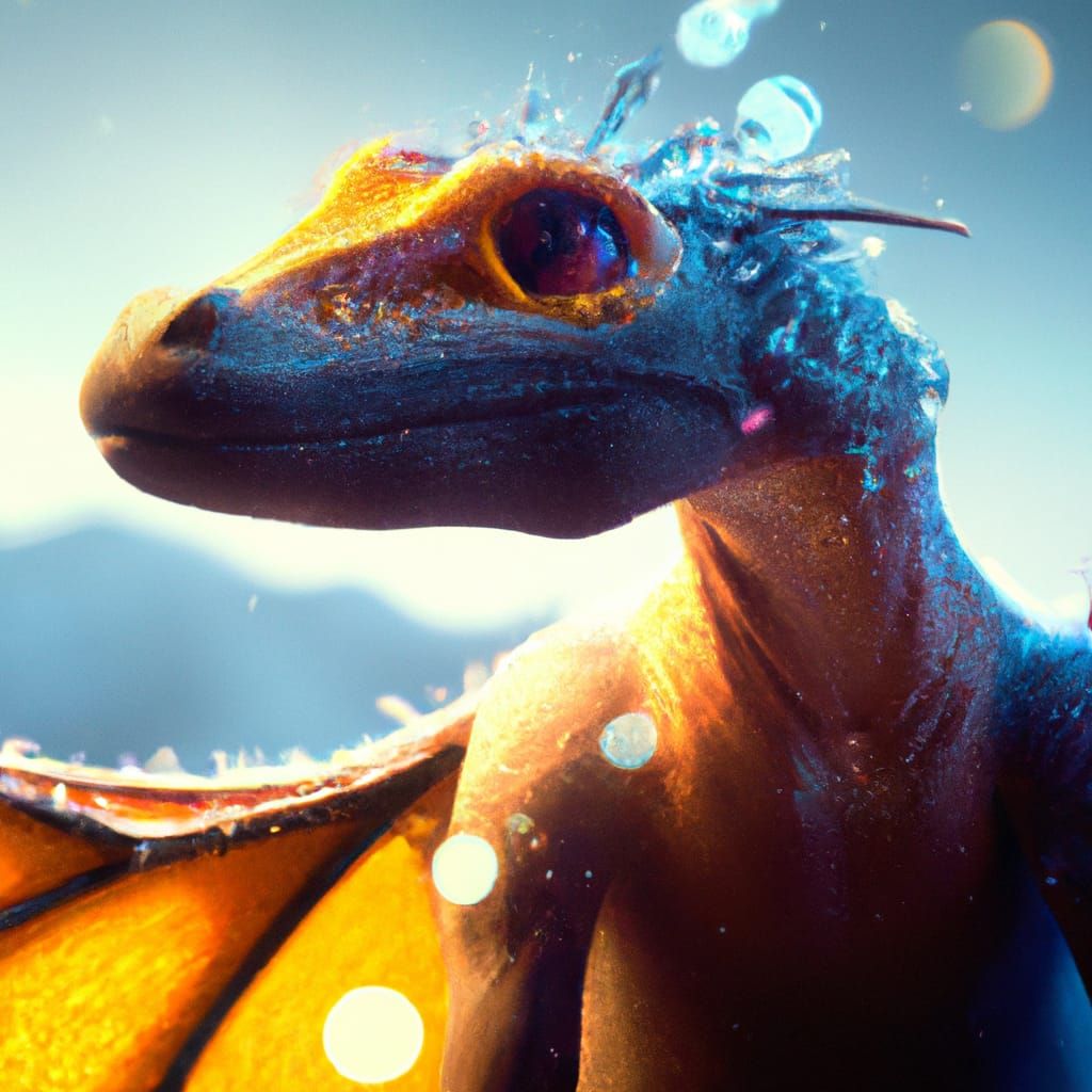 Peanut Butter Butterfly Dragon in Astral Style