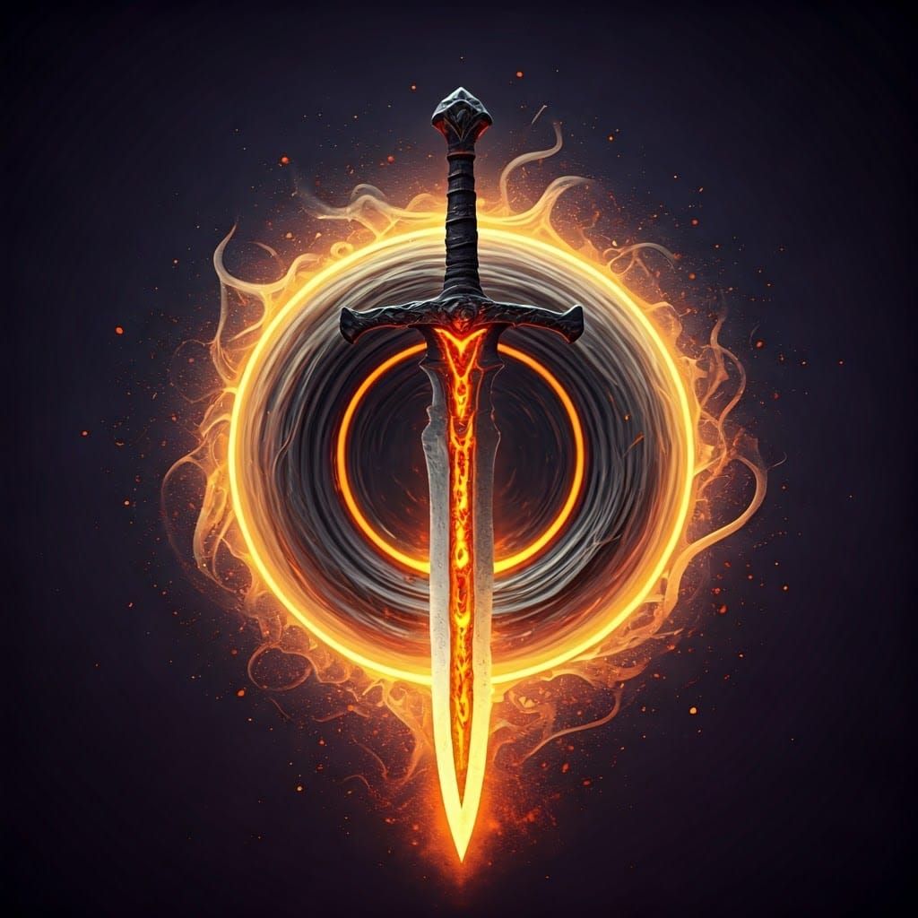 Majestic Lava Blade in Elemental Vortex