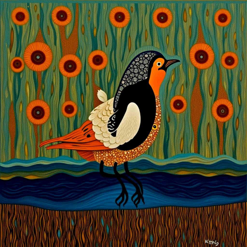 Klimtian surrealism <lora:MARTIAN SWIRLS:1.0>