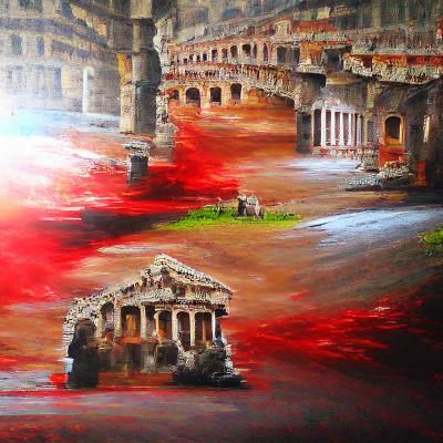 Rendering of Ancient Rome