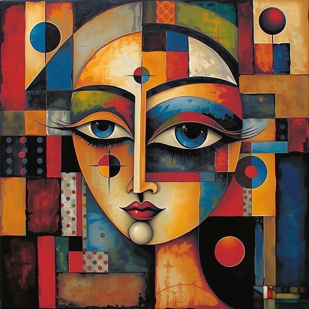 Patchwork Art in Watercolor and Ink