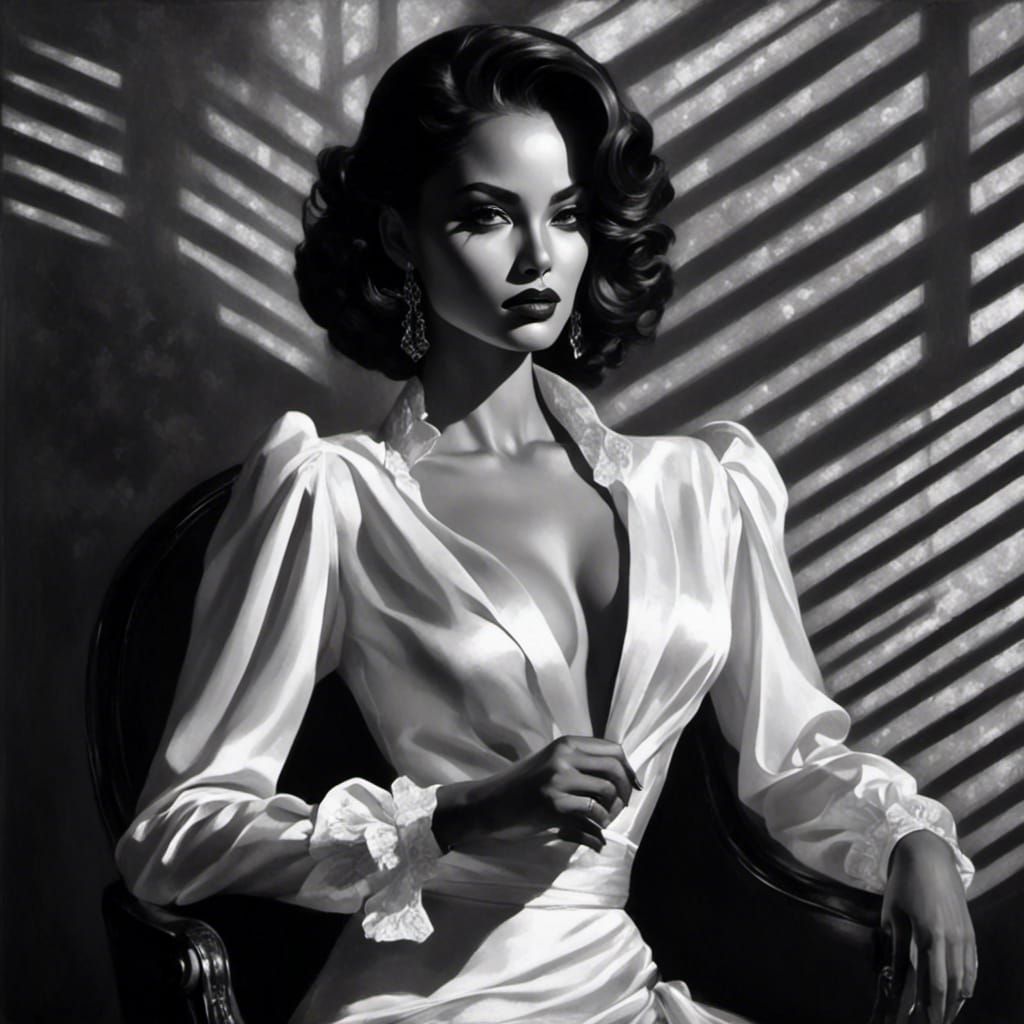 Film Noir: Black Femme Fatale in Shadow