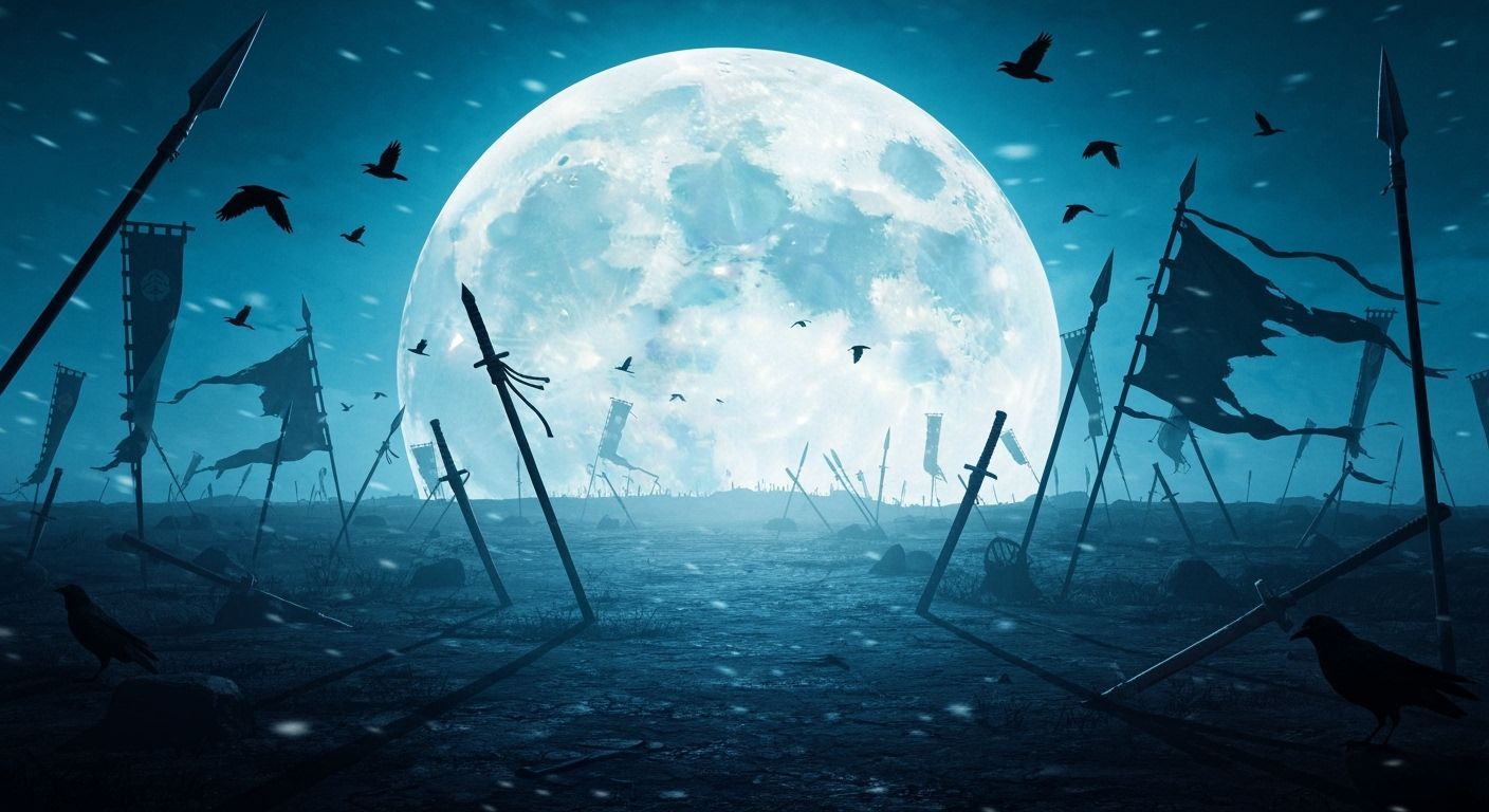 Surreal Japanese Myth on Abandoned Battlefield