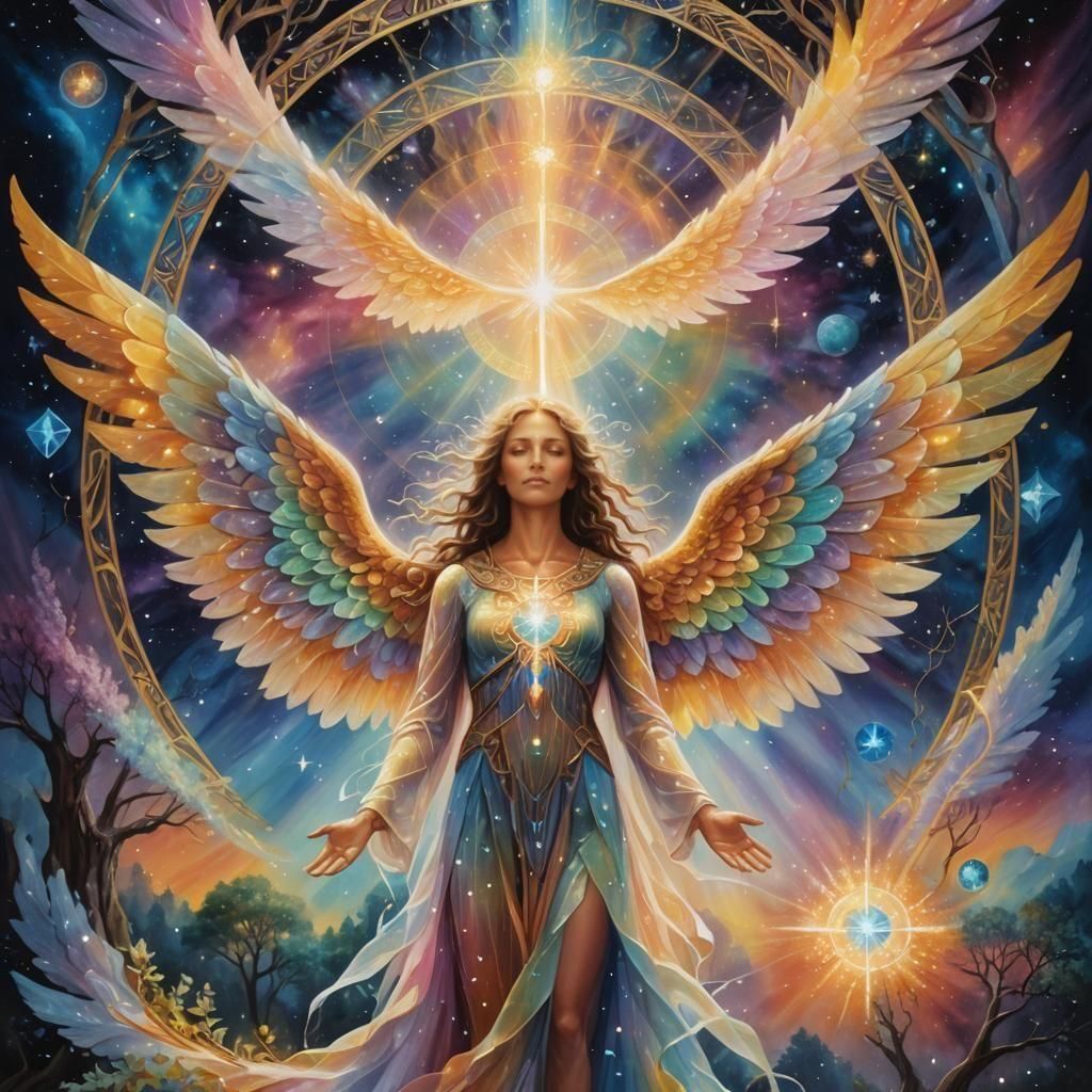 Cosmic Tree of Understanding: Divine Light and Guidance