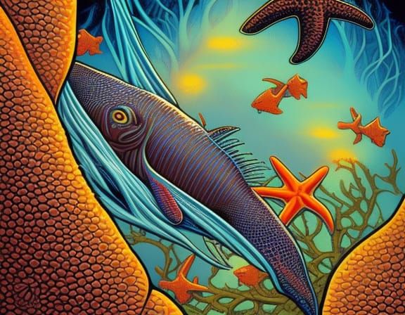 starfish reef Mark Brooks and Dan Mumford, comic book art, p...