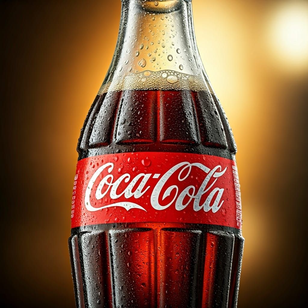 Coca-Cola Bottle Still Life, Photographic Style