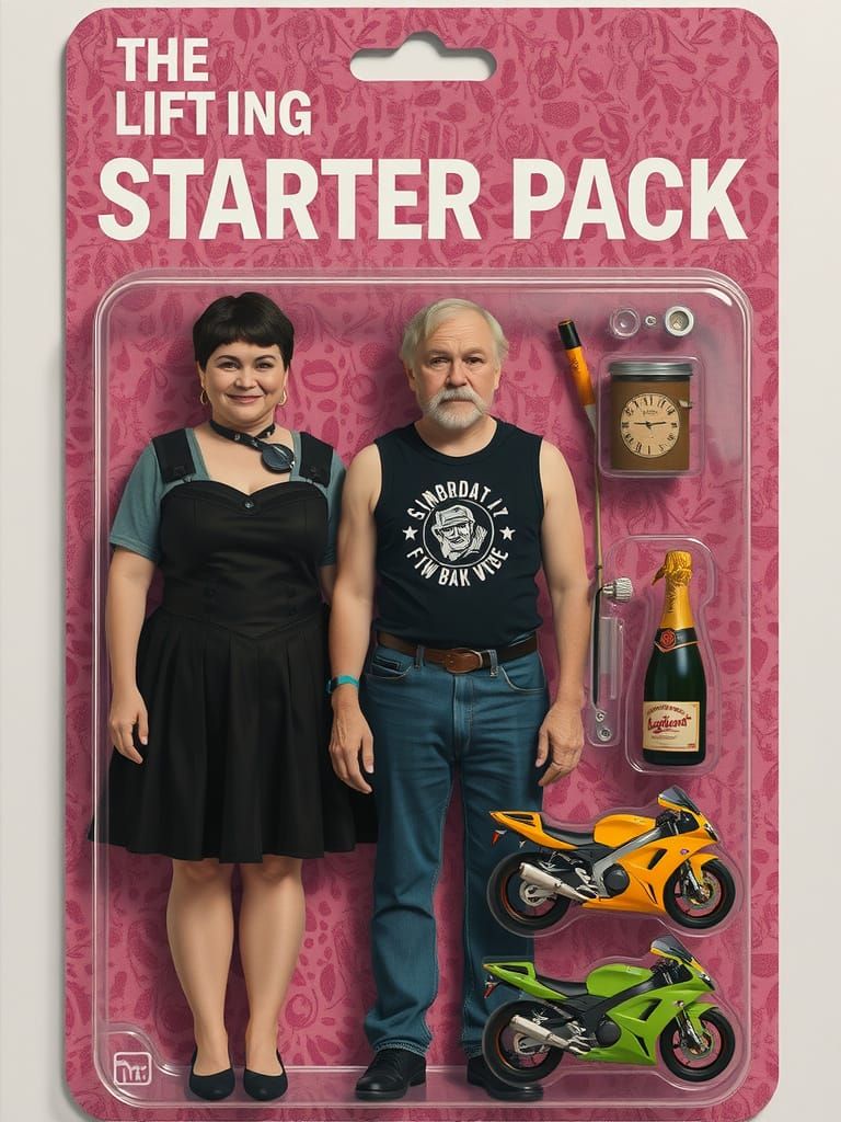 Vibrant Nostalgic Teen Bedroom Scene in Bold Lines and Brigh...