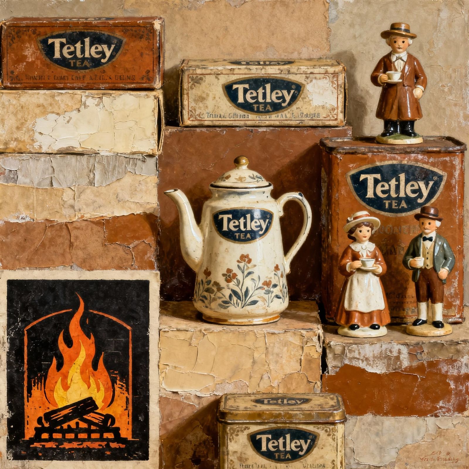 Tetley figurines