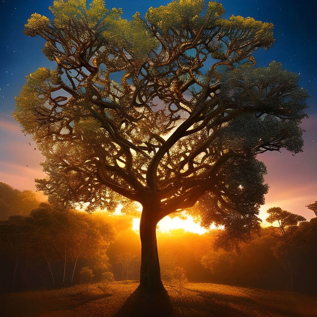 Tree At Sunrise