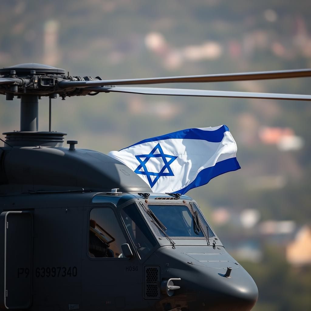 Israeli Combat Helicopter in Sharp Focus