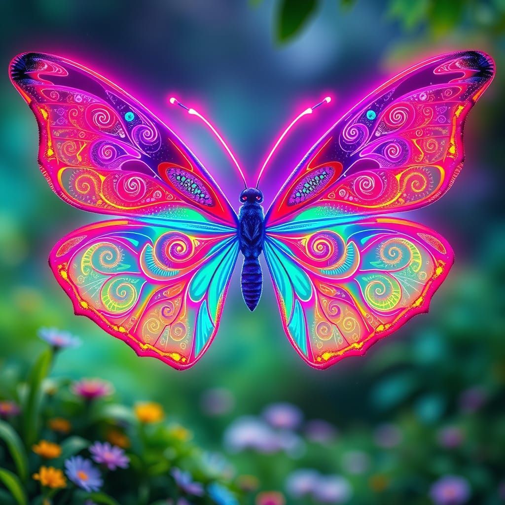 Uma explosão de cores e padrões infinitos! 🌈✨