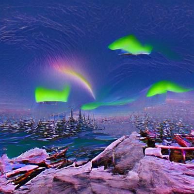 Mesmerizing Aurora Borealis Displays Natural Light