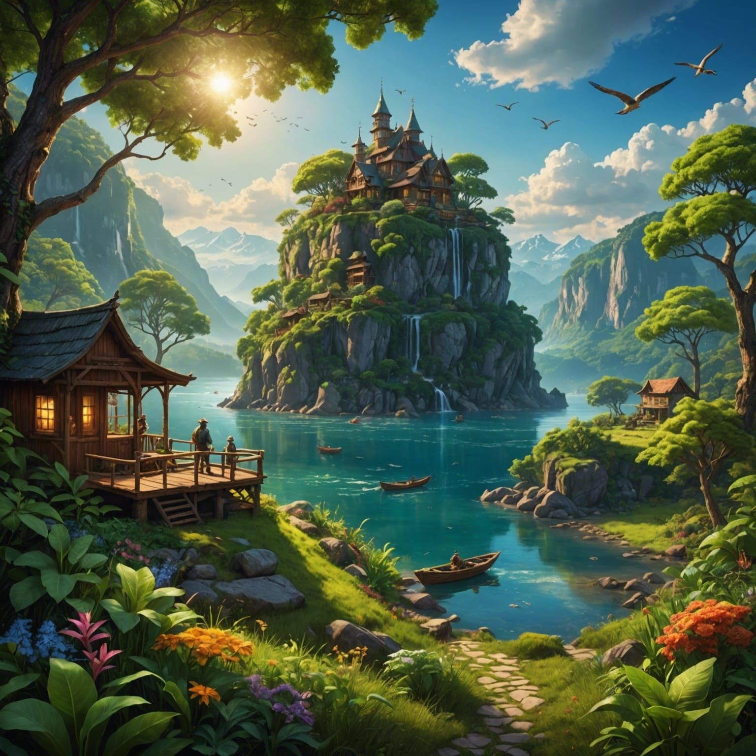 Harmony of Humanity and Nature: Sustainable Living