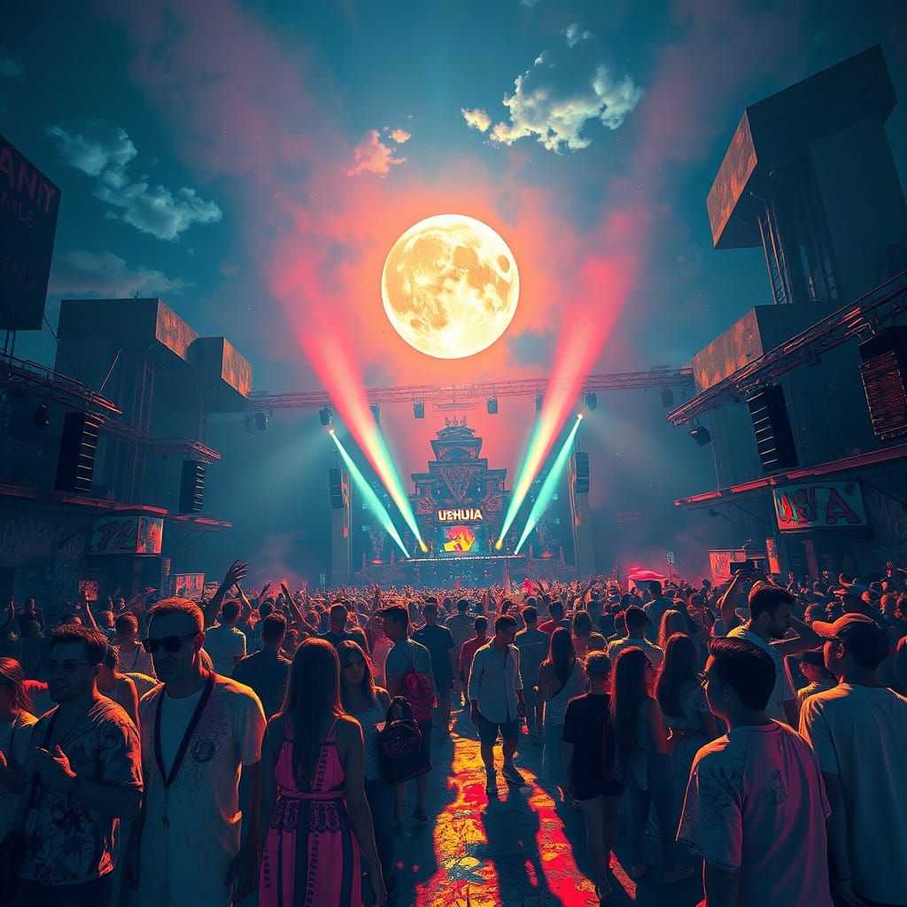 Ushuaia Concert Under Ethereal Moonlight