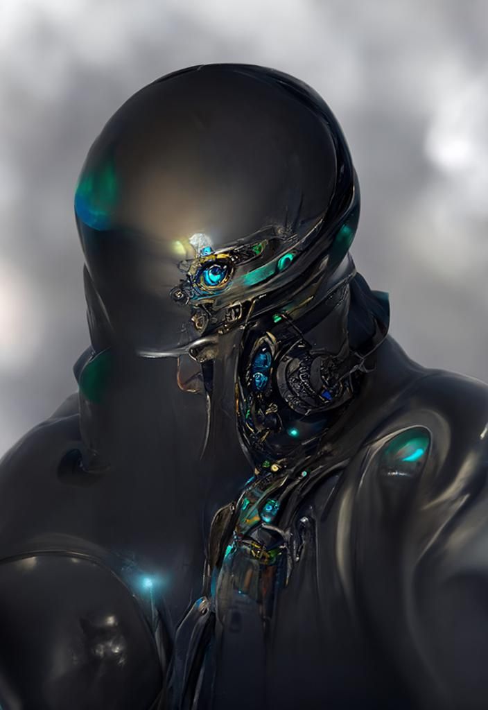 Cybernetic Knight of the Round Table: Sci-Fi Concept Art