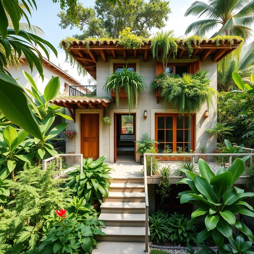 Eco-Friendly House in Havana Inspired by Gaudí