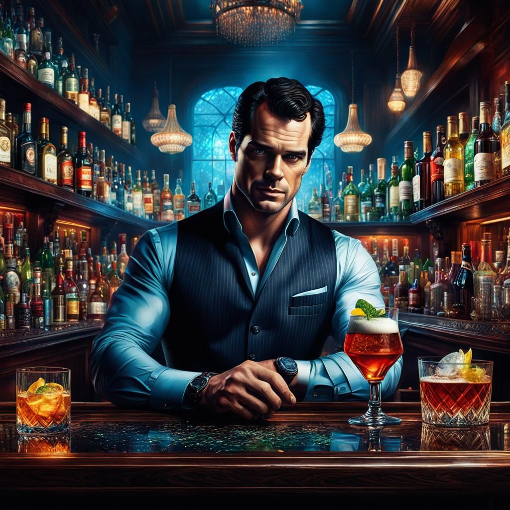 Your drink is ready sir🍸!