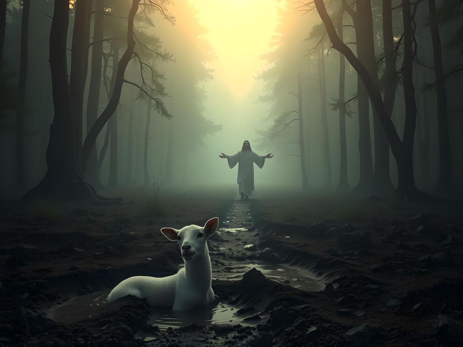 Ezekiel 34:11 

‘For thus says the Lord God: “Indeed I Mysel...