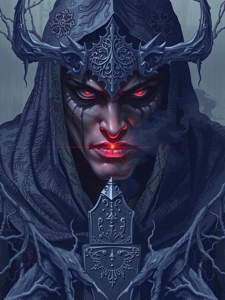 Mystical Assassin in Dark Fantasy Realm