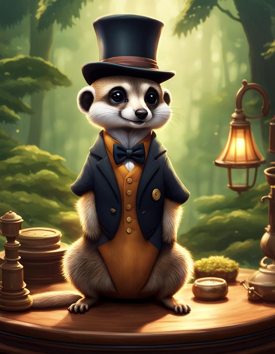 Meerkat in a Hat