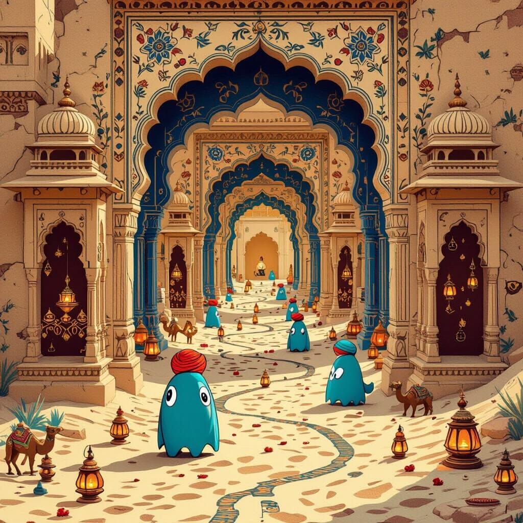 Pac-Man Meets Western India: A Cultural Arcade