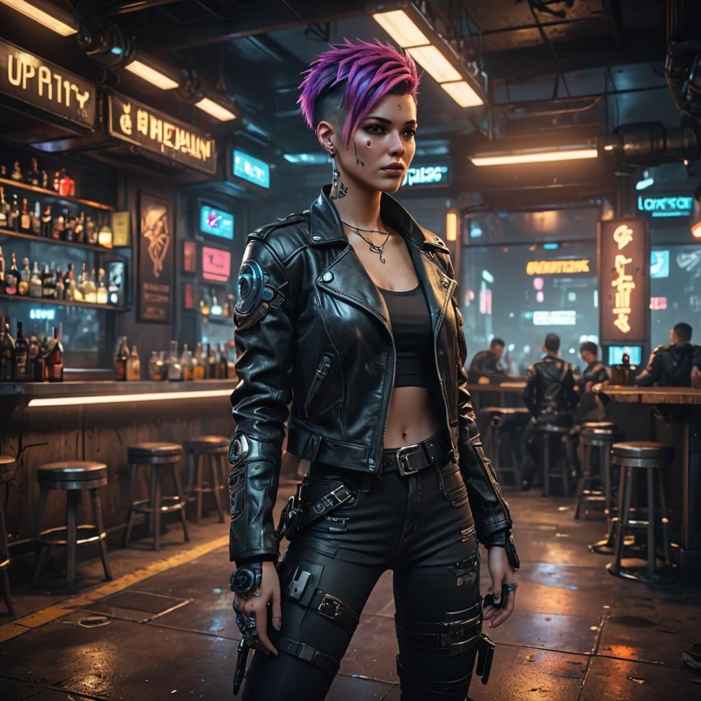 Cyberpunk Woman