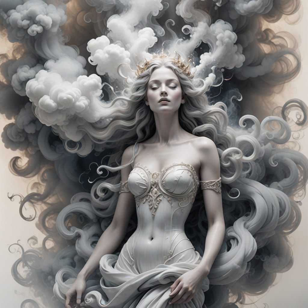 Ethereal Goddess of Whirling Smoke Ascends