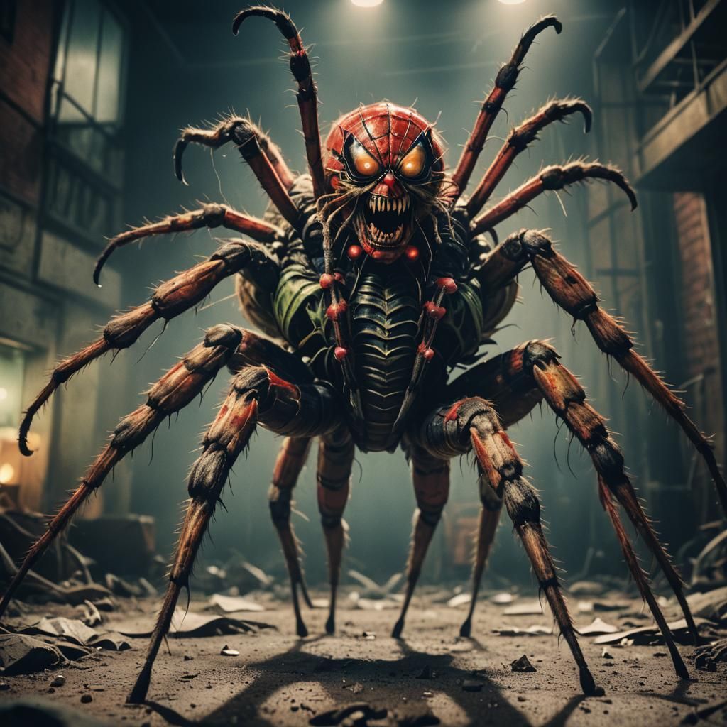 spider clown from space