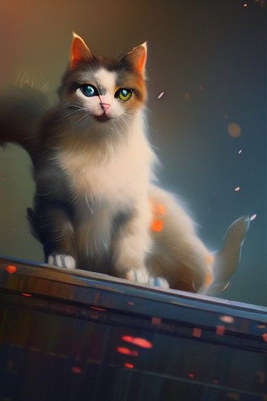 Hyperdetailed Cat Portrait in Photorealistic Style