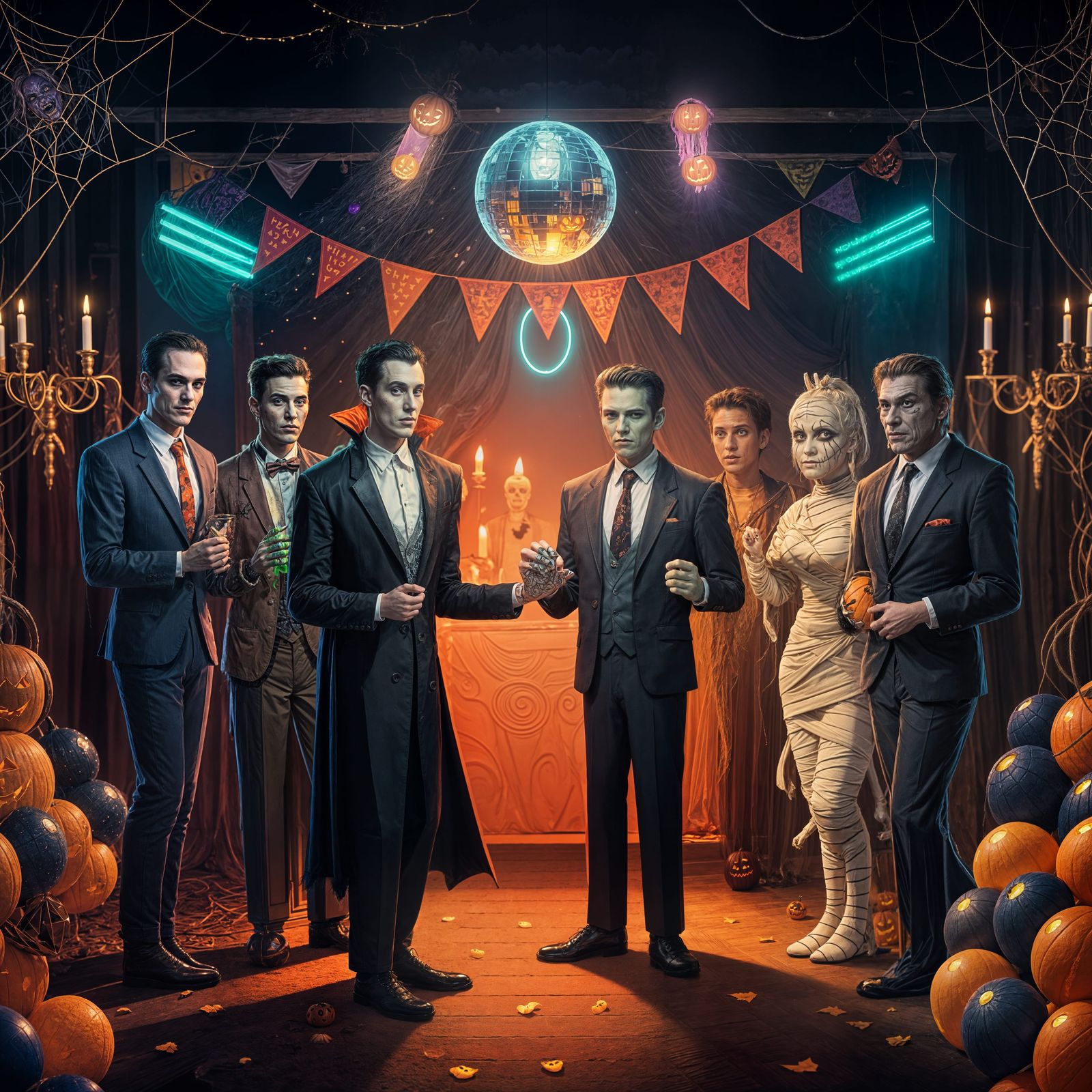 Retro 80s Halloween Monster Mash Party