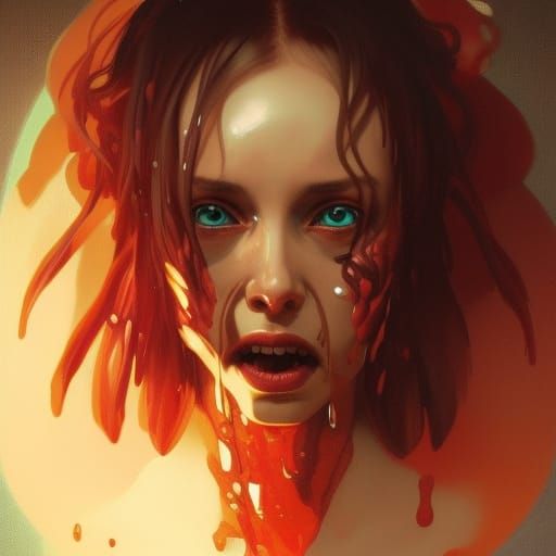 Hyperdetailed Portrait of a Demonic Sausage