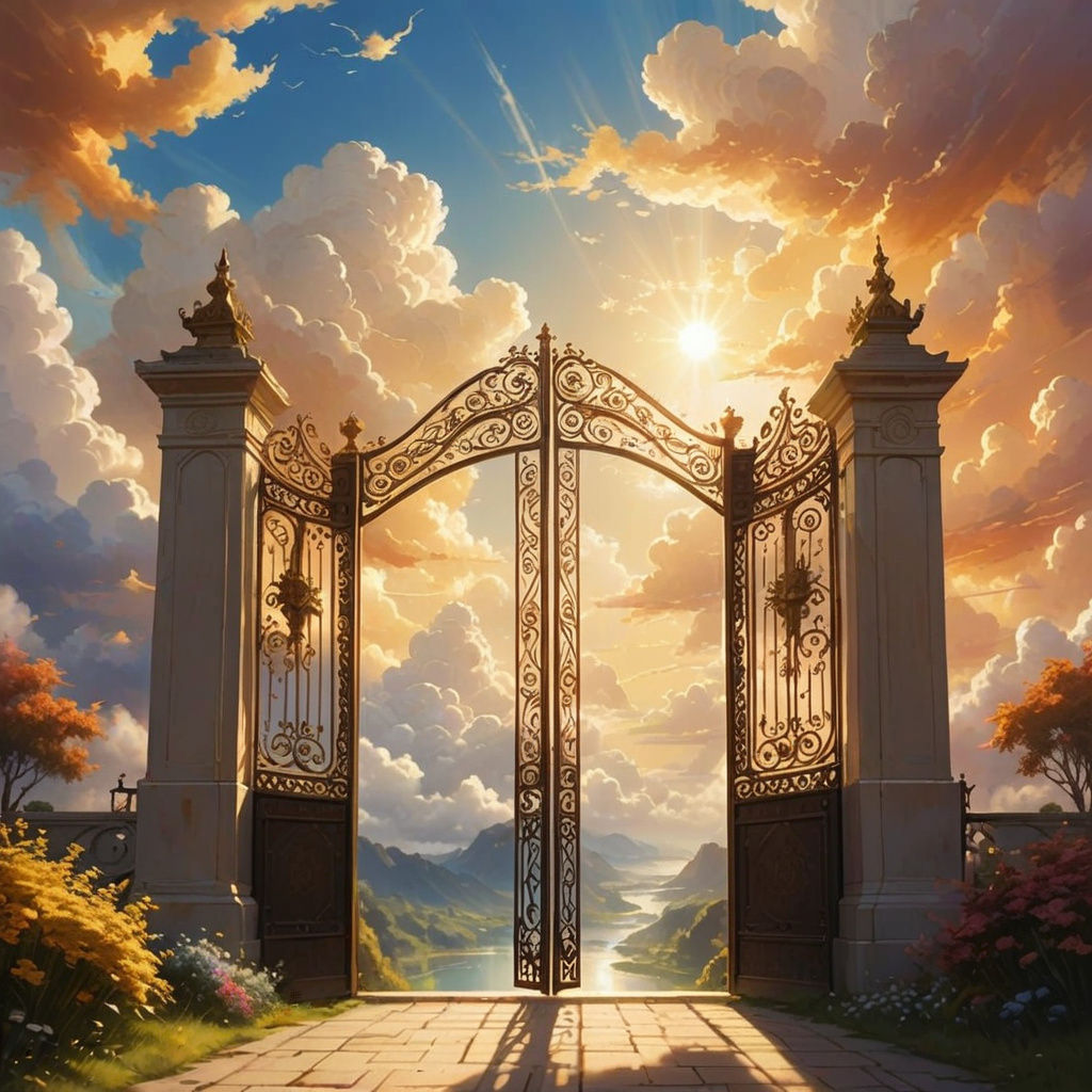 Divine Gates to Paradise in Soft Focus