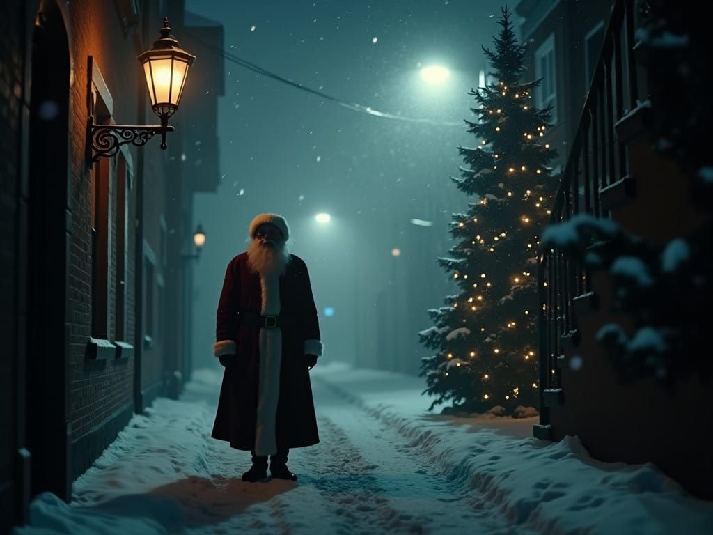 A mysterious Santa Claus