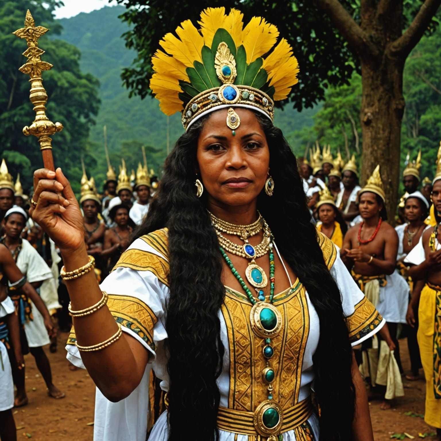 Pombagira Spirit: 3D Anime Art in Ultra Detail