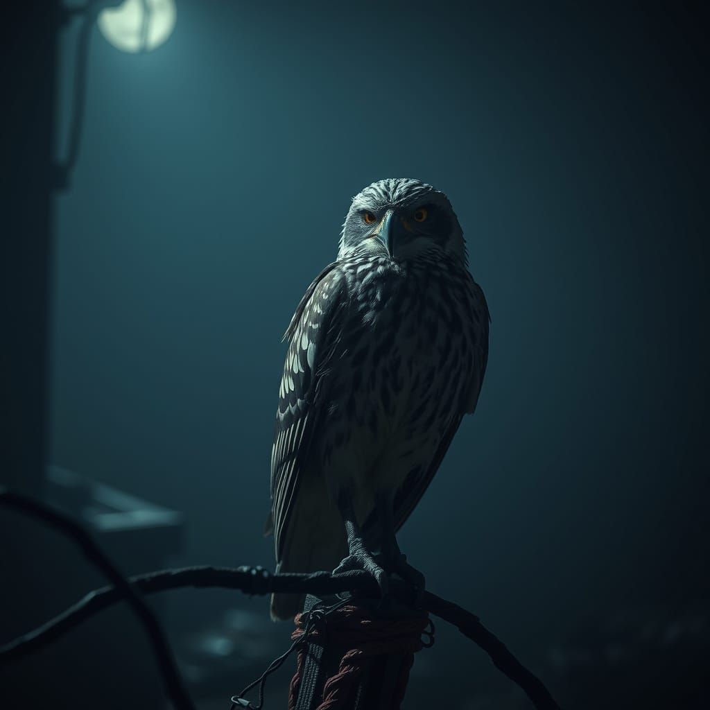 Talon in Retro-Futuristic Cinematic Lighting